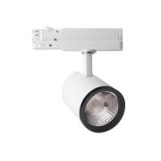 LED-skinnespot Marco, hvid, 4.000K