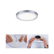 Paulmann LED-panel Areo 4.000 K rund krom 11,8cm