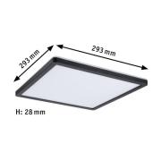 Paulmann Atria Shine Panel on/off sort 840 29x29