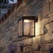 Philips solcelle-sensorlampe Camill sort/klar 14 x 14 cm