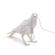SELETTI Bird Lamp LED dekorativ bordlampe venter, hvid