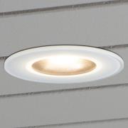 LED-indbygningslampe 7875 til udendørs loft, hvid