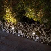 LED-indbygningsspot Grund, nikkel, Ø 9 cm, aluminium/stål