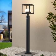 Lucande Timio vejlampe, 85 cm, bevægelsessensor, GX53, IP44