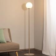 Gulvlampe Joel, beige/hvid, 1 lyskilde