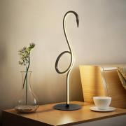 Flamingo LED-bordlampe, sort, metal, 50 cm høj