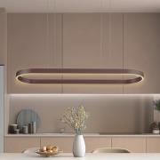 Lucande Smart LED-hængelampe Melinay, kaffe, CCT, Tuya