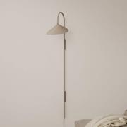 ferm LIVING Arum Swivel Tall væglampe, beige, stik