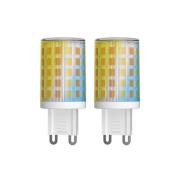 LUUMR Smart LED G9 2,5W CCT Tuya ZigBee Hue sæt med 2 stk