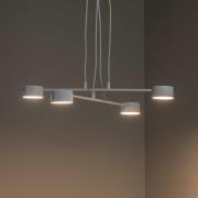 Hængelampe Modus 4, stål, 4 lyskilder, GX 53, hvid