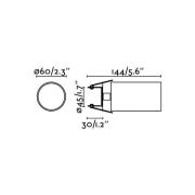 Indbygningsspot Stan, hvid, aluminium, Ø 6 cm