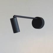 LOOM DESIGN LED-spotlight Iris, sort, aluminium, Ø 4,5 cm