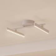 Lindby LED-spotlight Eldrin, hvid, 2 lyskilder, lyspunkter