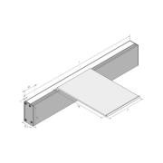 LED-væglampe Intero-Line, sort, 120 cm, aluminium, CCT op/ned