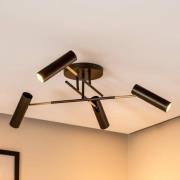 Axion loftlampe, 4 lyskilder, titanfarvet, stål