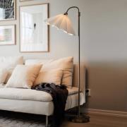 PR Home Frenja gulvlampe, hvid/krom, Ø 45 cm