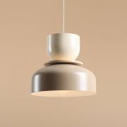 Hængelampe Uto, beige/creme, metalskærm