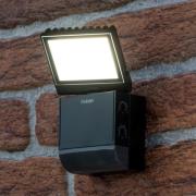 Theben udendørs LED-væglampe theLeda S8-100, sort, sensor