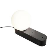 LEDS-C4 LED-bordlampe Perlina, sort, længde 22,8 cm