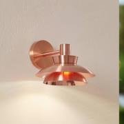 Lucande udendørs væglampe Thais, kobberfarvet, stål