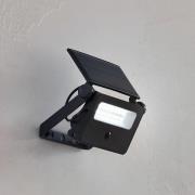 Lindby LED-væglampe Rikard, sort, stål