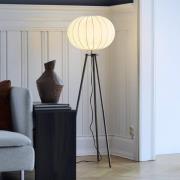 PR Home Base gulvlampe, bronze, højde 125 cm, tekstil