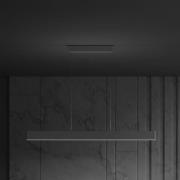 Maytoni LED-hængelampe Step, hvid, 118,5 cm, 3.000 K, aluminium