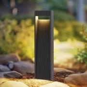 Lucande LED-gadelampe Tavion, 60 cm, antracit, IP65