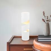 Stream bordlampe, hvid, højde 35 cm, metal, GU10