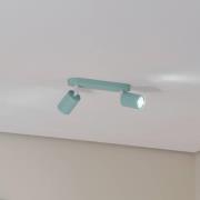 Loftspot Livia, mintgrøn, 35 cm, 2 lyskilder, metal, GU10