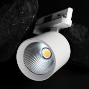 SLC LED track spot Fox, hvid, 3.000 K, 3-fase skinne