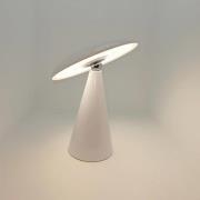 Beacon LED-bordlampe Kinoko, hvid, IP44, højde 27 cm