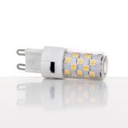 LED-stiftsokkelpære G9, 4 W, CCT, 370 lm, dæmpbar, transparent