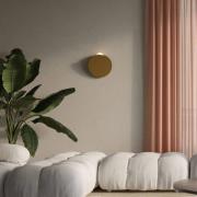 Fabbian LED-væglampe Akoya, bronze, 3000K, dæmpbar