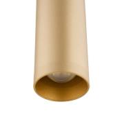 LED-pendellampe Rulo, guld, Ø 3,2 cm, stål, 3000 K
