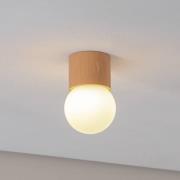 Boomo loftlampe, Ø 12 cm, træ