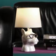 Biagio bordlampe, hvid, keramik, 29 cm høj, E14