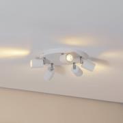 Fun loftspot, hvid, Ø 30 cm, justerbar, GU10