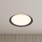 Ijus LED-loftlampe, hvid/antracit, Ø 43 cm, plast
