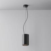 Maytoni LED-hængelampe Efir, sort, Ø 10,5 cm, 33 W, 38°