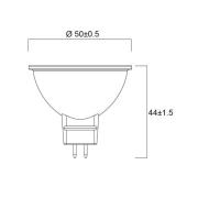 Sylvania LED-reflektorpære GU5.3 7,5W 6.500K dæmpbar 36° 620lm