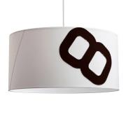 Hængelampe home harbour lavet af sejl 60 cm hvid/sort