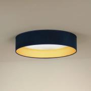LED-loftlampe Plafond velvet mørkeblå, Ø 45 cm, dæmpbar