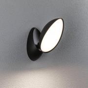 Paulmann udendørs LED-væglampe Batona, antracit 27 cm aluminium IP44