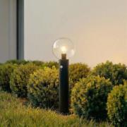 Lindby sokkellampe Dangan, klar, 60 cm, glas, sensor
