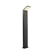 LED-gadelampe Tucanae, grå Højde 100 cm IP54 metal