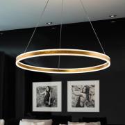 Helia LED-hængelampe, guldfarvet, Ø 100 cm, metal