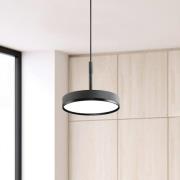 LED-pendellampe Don, grå, Ø 20 cm, metal