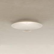 Karman LED-loftlampe BLANCO, Ø 60 cm, hvid, metal
