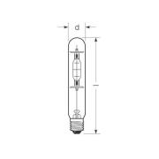 RADIUM Halogen-metaldamppære E40 360W HRI-T B klar